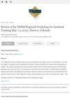 Review of the ISHRS Regional Workshop for Assistant Training May 1-3, 2015, Denver, Colorado
