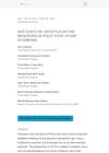 Influence of Lifestyle on the Prognosis of Polycystic Ovary Syndrome