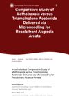 Intra-Individual Comparative Study of Methotrexate versus Triamcinolone Acetonide Delivered via Microneedling for Recalcitrant Alopecia Areata