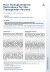 Hair Transplantation Techniques for the Transgender Patient