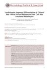 Lenalidomide Augments Differentiation of Cultured Hair Follicle Derived Melanocyte Stem Cells Into Functional Melanocytes