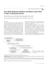 Five-Alpha Reductase Inhibitor and Breast Cancer Risk in Men: A Systematic Review
