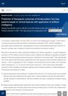 Prediction of Therapeutic Outcomes of Female Pattern Hair Loss Patients Based on Clinical Features with Application of Artificial Intelligence