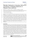 Glycolytic Dysfunction in Granulosa Cells and Its Contribution to Metabolic Dysfunction in Polycystic Ovary Syndrome