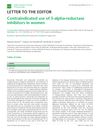 Contraindicated Use of 5-Alpha-Reductase Inhibitors in Women