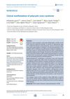 Clinical Manifestations of Polycystic Ovary Syndrome