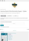 American Board of Hair Restoration Surgery – Update
