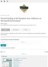 Wound Healing at the Recipient Area: Influence on Micrograft Homeostasis