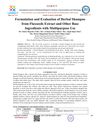 Formulation and Evaluation of Herbal Shampoo from Flaxseeds Extract and Other Base Ingredients with Multipurpose Use