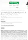 Formulation of Solid Shampoo from Ethanol Extract of Tin Leaf (Ficus Carica L.) as Antioxidant