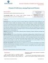 Vitamin D Deficiency Among Depressed Women: A Cross-Sectional Study in Iraq