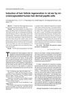 Induction of Hair Follicle Regeneration in Rat Ear by Microencapsulated Human Hair Dermal Papilla Cells
