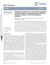 Palladium Nanoparticles on a Pyridinium Supported Ionic Liquid Phase: A Recyclable and Low-Leaching Palladium Catalyst for Aminocarbonylation Reactions
