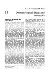Dermatological Drugs and Cosmetics: Allergenic and Adverse Effects