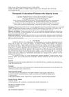 Therapeutic Evaluation of Patients with Alopecia Areata