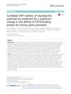 Candidate SNP Markers of Reproductive Potential Predicted by Significant Change in Affinity of TATA-Binding Protein for Human Gene Promoters