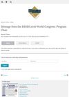 Message from the ISHRS 2016 World Congress: Program Chair