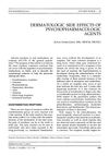 Dermatologic Side Effects of Psychopharmacologic Agents