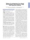 Effects of Cyclosporine A on Clinical and Histologic Abnormalities in Dogs with Sebaceous Adenitis