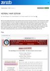 Herbal Hair Serum: A Water-Based Formulation for Hair and Scalp Health