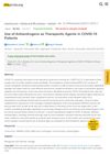 Use of Antiandrogens as Therapeutic Agents in COVID-19 Patients