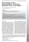 Physiology of the Hypothalamic Pituitary Gonadal Axis in the Male