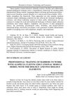Professional Training of Barbers to Work with Alopecia Clients: Educational Module Model with Trichology and Psychology Elements