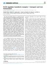 FLCN Regulates Transferrin Receptor 1 Transport and Iron Homeostasis