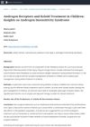 Androgen Receptors and Keloid Treatment in Children: Insights on Androgen Insensitivity Syndrome