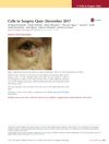 Cells to Surgery Quiz: December 2017