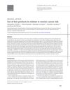 Use of Hair Products in Relation to Ovarian Cancer Risk