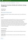 Management of Primary Infertility with Multifactor Etiology - A Case Report