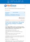 Whole Brain Radiotherapy With Partial Hair-Sparing Technique: A Feasibility Study