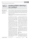 Avoiding Pitfalls in Planning a Hair Transplant