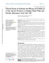Clinical Study to Evaluate the Efficacy and Safety of a Hair Serum Product in Healthy Adult Male and Female Volunteers with Hair Fall