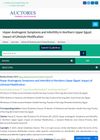Hyper-Androgenic Symptoms And Infertility In Northern Upper Egypt: Impact Of Lifestyle Modification