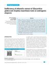 Inefficiency of Ethanolic Extract of Glycyrrhiza Glabra and Ziziphus Mauritiana Roots on Androgenic Alopecia