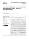 Determinants of Occipital Involvement in Males and Females with Pattern Hair Loss: A Retrospective Study