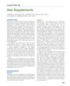 The Role of Dietary Supplements in Hair Loss Treatment: A Review of Evidence