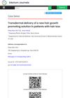 Transdermal Delivery of a New Hair Growth Promoting Solution in Patients with Hair Loss