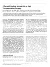 Effects of Cooling Micrografts in Hair Transplantation Surgery
