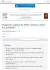 Diagnostic Criteria for PCOS: Is There a Need for a Rethink?