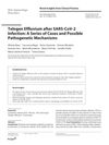 Telogen Effluvium After SARS-CoV-2 Infection: A Series of Cases and Possible Pathogenetic Mechanisms