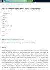 A New Vitamin Deficiency Detection System