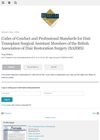 Codes of Conduct and Professional Standards for Hair Transplant Surgical Assistant Members of the British Association of Hair Restoration Surgery