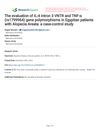 The Evaluation of IL-4 Intron 3 VNTR and TNF-α (rs1799964) Gene Polymorphisms in Egyptian Patients with Alopecia Areata: A Case-Control Study