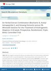 An Herbal Extract Combination (Biochanin A, Acetyl Tetrapeptide-3, and Ginseng Extracts) Versus 3% Minoxidil Solution for the Treatment of Androgenetic Alopecia: A 24-Week, Prospective, Randomized, Triple-Blind, Controlled Trial