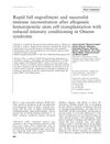 Rapid Full Engraftment and Successful Immune Reconstitution After Allogeneic Hematopoietic Stem Cell Transplantation With Reduced Intensity Conditioning in Omenn Syndrome