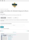 Letters to the Editors: Rebuttal to Response by Sharon Keene
