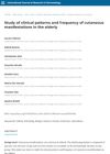 Study of Clinical Patterns and Frequency of Cutaneous Manifestations in the Elderly